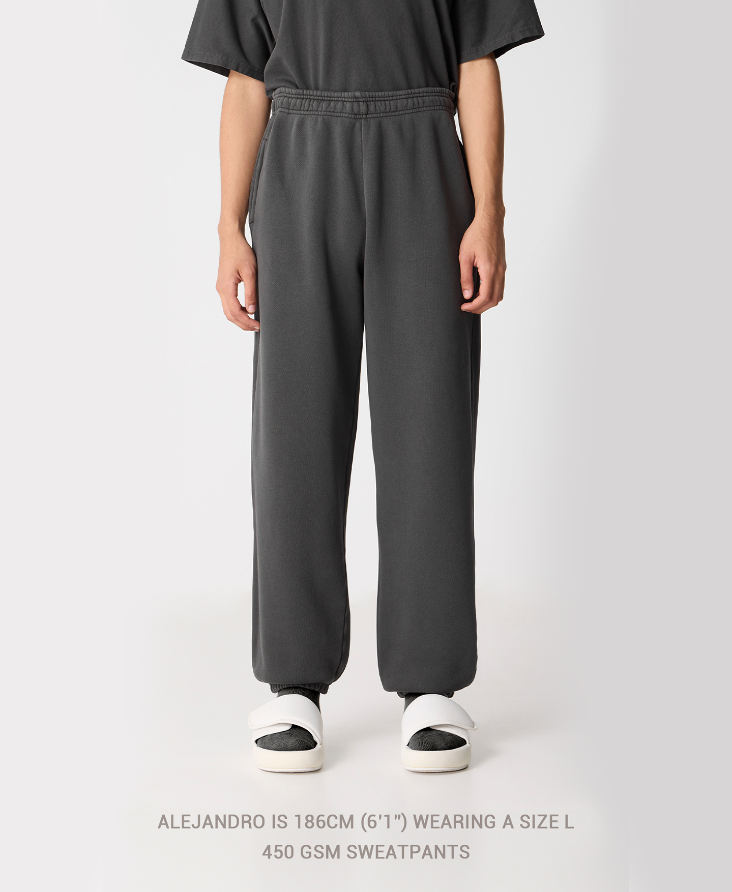 Relaxed Fit 450 Navy Blue Sweatpants