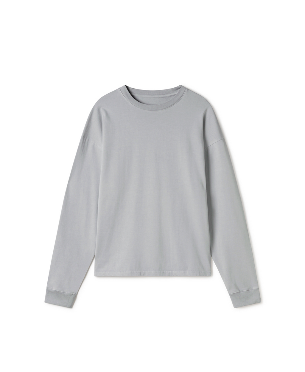Luxury 300 GSM Neutral Gray Longsleeve