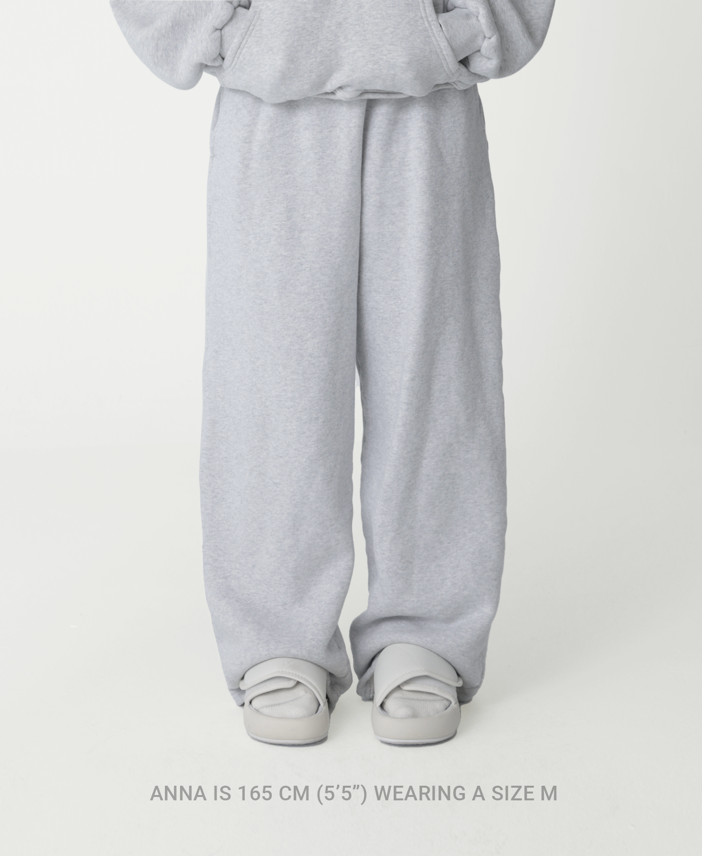 Light Heather Gray Straight-Leg Pants