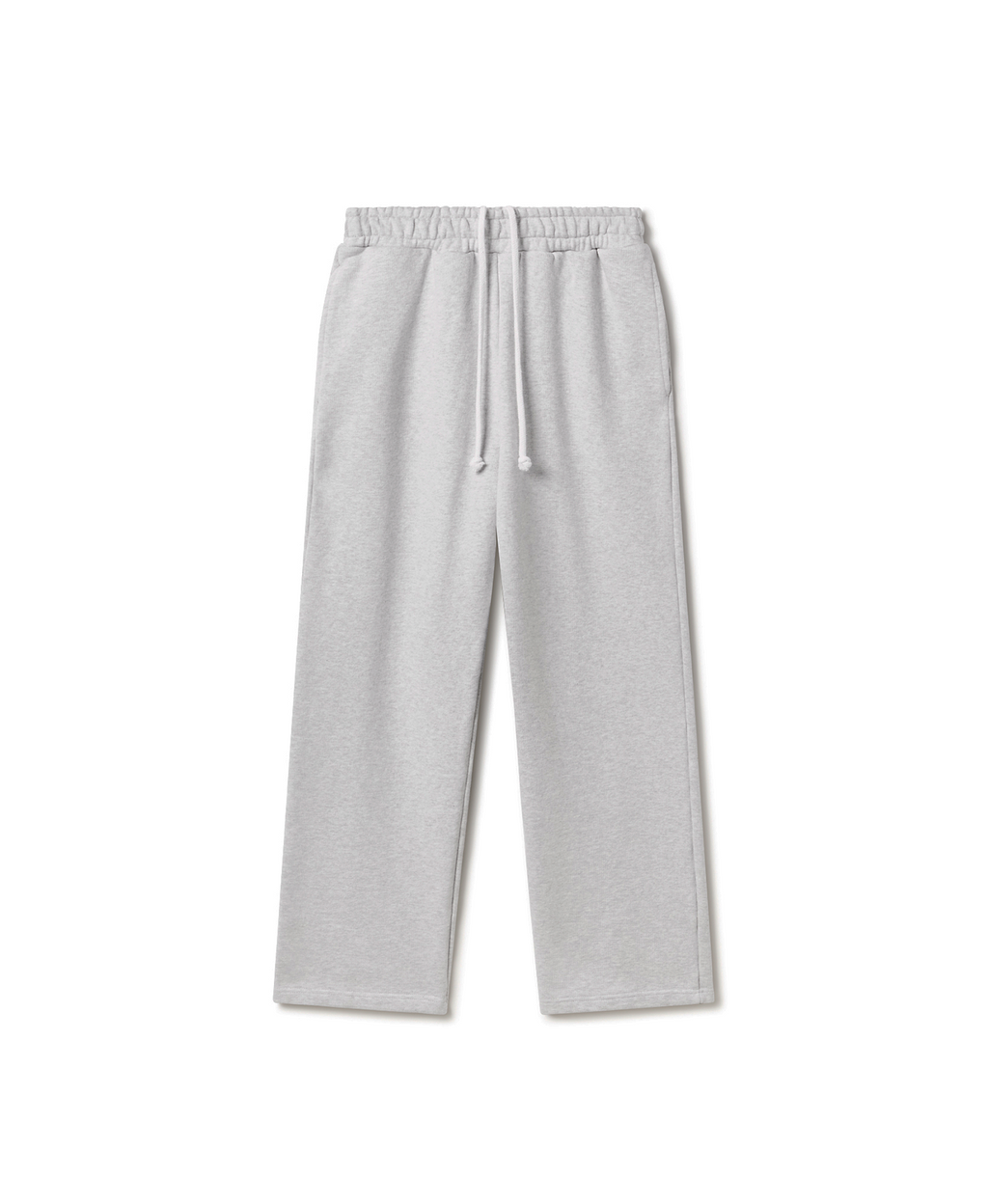 Light Heather Gray Straight-Leg Pants