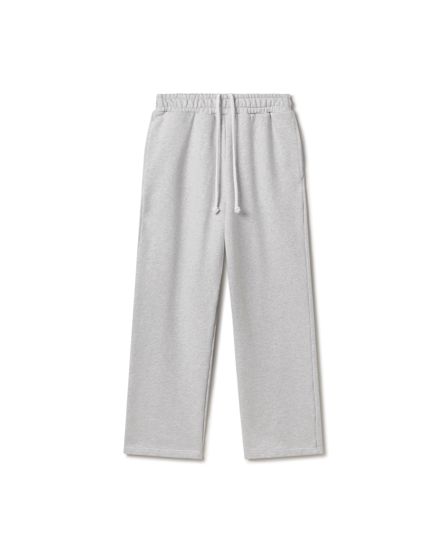 Light Heather Gray Straight-Leg Pants