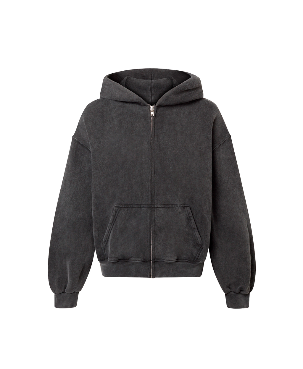 Durable 450 Vintage Black Zip Sweatshirt