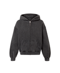 Durable 450 Vintage Black Zip Sweatshirt