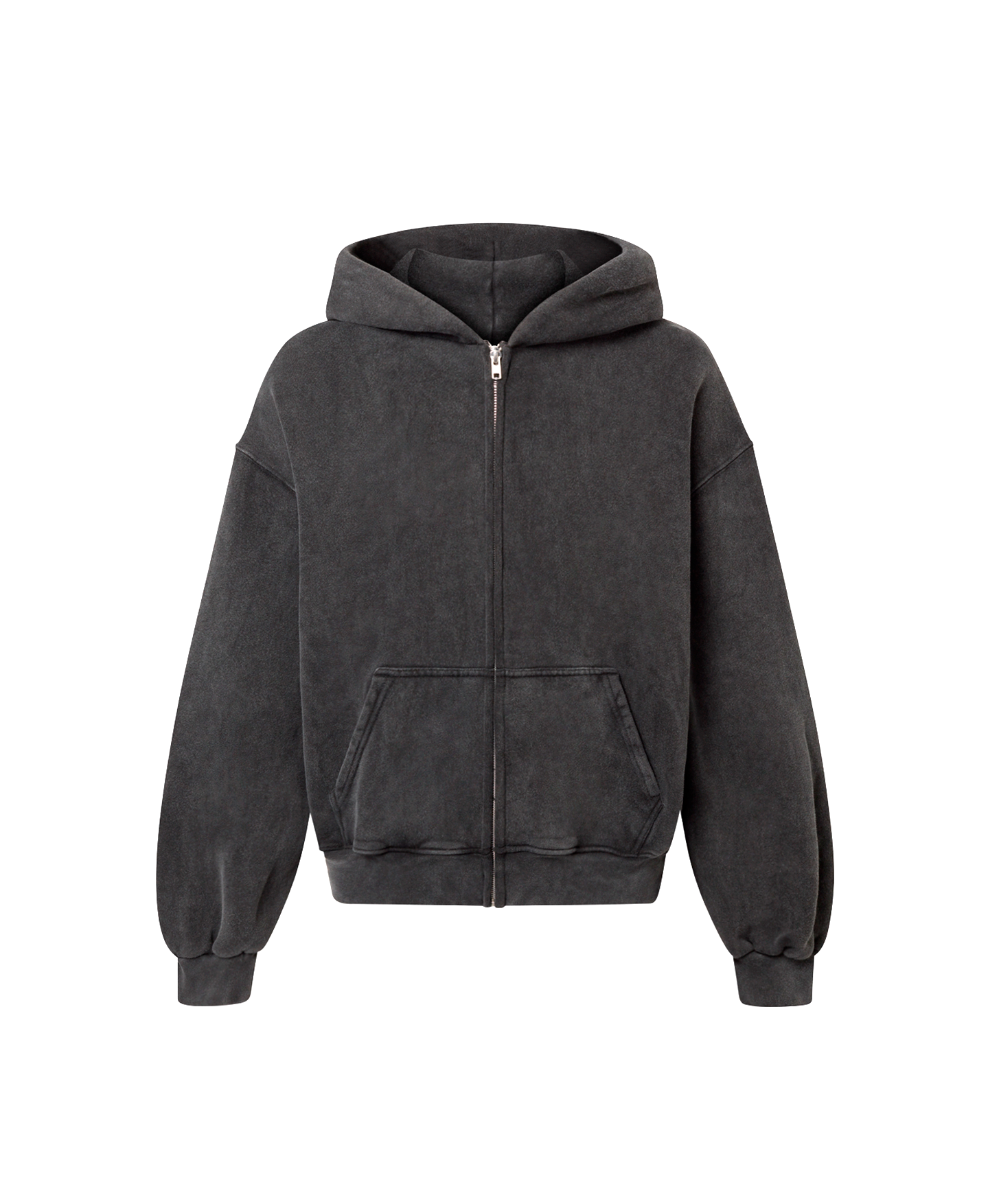 Durable 450 Vintage Black Zip Sweatshirt