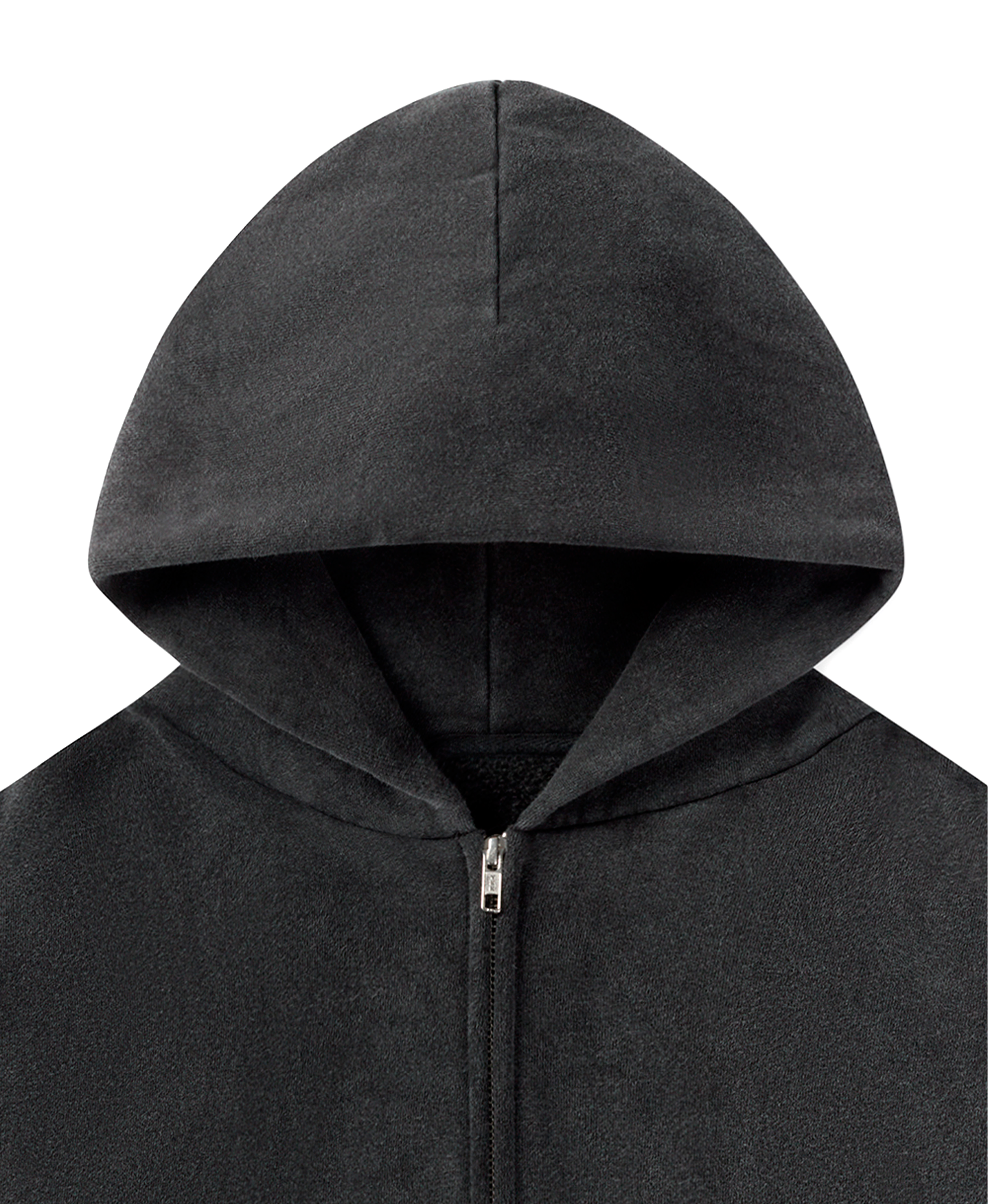 Durable 450 Vintage Black Zip Sweatshirt